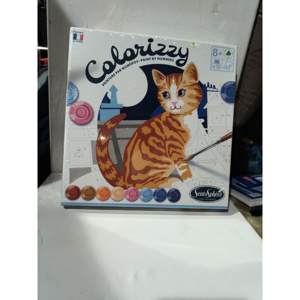 Sentosphere Colorizzy Cats Paint By Number Kit